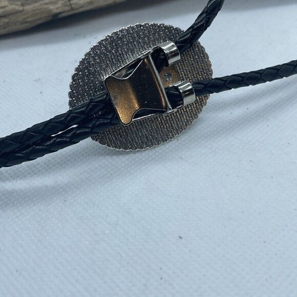 Valentine’s Steampunk Gothic Raven Black Crow Bolo Lariat Tie Necklace Southwest - Picture 6 of 14